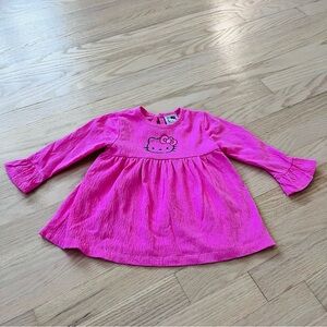 Hello Kitty Long Sleeve Top in Pink Size 4T